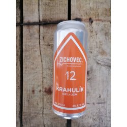 Zichovec Krahulík 12 Czech Pilsner 5.1% (500ml can) - waterintobeer