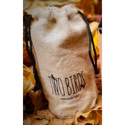 Two Birds Hessian Gift Bag for 20cl Bottles   - The Beer Garage