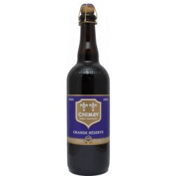 Brouwerij Abdij Notre-Dame de Scourmont Trappist Chimay Blauw - 75cl - Burg Bieren Bierwinkel