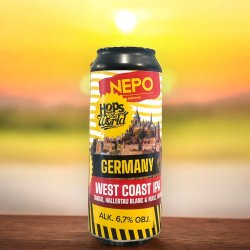 NEPOMUCEN HOPS AROUND THE WORLD: GERMANY WEST COAST IPA 50cl - Hidden Beers