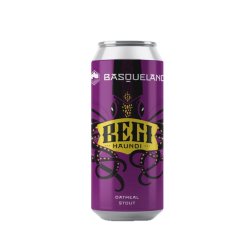 Basqueland Begi Haundi Oatmel Stout 440ML - Supercaro