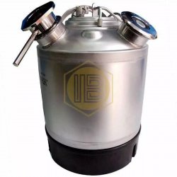 Tanqueta de limpieza Jolly con adaptador KeyKeg - Install Beer