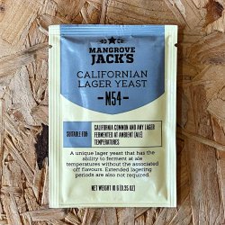 Californian Lager Yeast - Mangrove Jacks - M54 -10g - Brewbitz Homebrew Shop