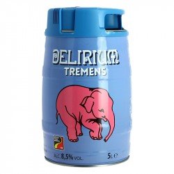 DELIRIUM Tremens Bière Belge Triple Fut de 5 Litres - Calais Vins