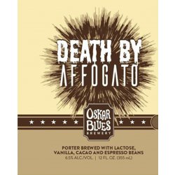 Oskar Blues Death By Affogato 4 pack 12 oz. - Kelly’s Liquor