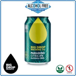 Big Drop Paradiso Citra IPA CAN - The Alcohol Free Drinks Company