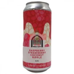 Vault City Brewing  Raspberry Strawberry Coconut Ripple 44cl - Beermacia