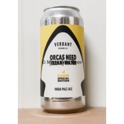 Verdant Orcas Need (Clean) Water - Manneken Beer