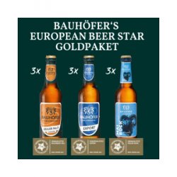 Bauhöfer‘s EUROPEAN Beer Star Goldpaket - Biershop Baden-Württemberg