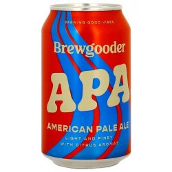 Brewgooder APA American Pale Ale - Drinks of the World