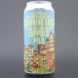 Burning Sky - Luppoleto Pils - 5.2% (440ml) - Ghost Whale