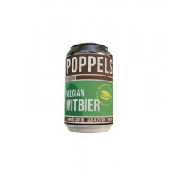 Poppels - Belgisk Wit - 330ml can - Hopping Borders