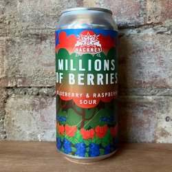 Hackney Millions of Berries Sour 4% (440ml) - Caps and Taps