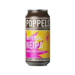 Poppels - Imperial NEIPA - 440ml can - Hopping Borders