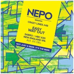 NEPO CRAZY LINES #49 EASY WAY OUT NEIPA - Sklep Impuls