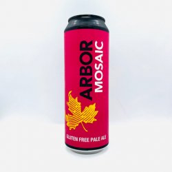 Arbor Ales. Mosaic [Gluten Free Pale] - Alpha Bottle Shop & Tap