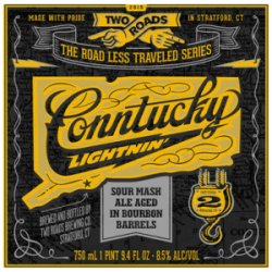 Two Roads Brewing Company Conntucky Lightnin