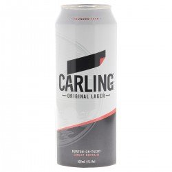 CARLING LAGER 50CL CAN - Planete Drinks