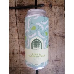 Vault City Pear & Elderflower Session Sour 4.2% (440ml can) - waterintobeer