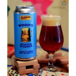 ALAMEDA BEER CO. WOODS WINTER WARMER (Barley Wine) - Tierra Cervecera