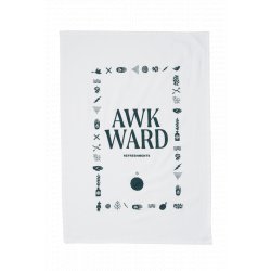 Sawmill Awkward Tea Towel  Green print - Sawmill Brewery