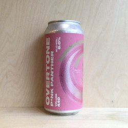 Overtone x Panther M*lk 'P*nk Panther' Strawberry Ice Cream Smoothie Sour Cans - The Good Spirits Co.