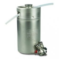 Mini Keg Mangrove 5 litros con tomas ball-lock - El Secreto de la Cerveza