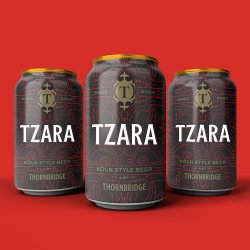 Thornbridge Tzara 4.8% Koln Style Beer 12 x 330ml cans - Thornbridge Brewery