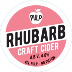 Pulp Rhubarb Cider (Bag In Box) - Drink It In