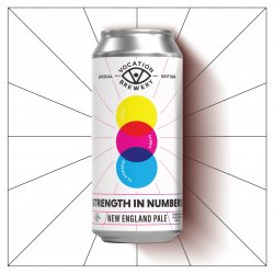 Vocation Strength In Numbers New England Pale 440ml  5.4% ABV - Vocation