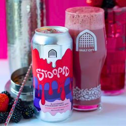 Vault City Brewing Stoopid: Blackberry Strawberry Woo Woo Smoothie Sour   - The Beer Garage