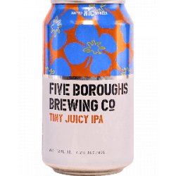 Five Boroughs Brewing Five Boroughs Tiny Juicy Ipa - Half Time