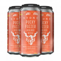 One Batch Dispatch - Stone Pucky Fuzzer Berliner Weisse 16oz 4pk Cans - Stone Brewing