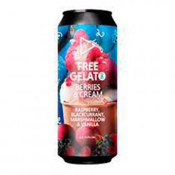 Funky Fluid Free Gelato Berries & Cream 0,5% 50cl - La Domadora y el León