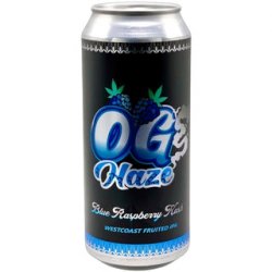 Attitude OG Haze Blue Raspberry Kush IPA 473ml BB 100523 - The Beer Cellar