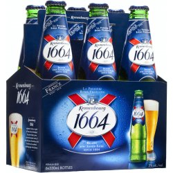 Kronenbourg 1664 Lager 6 pack 12 oz. Bottle - Outback Liquors