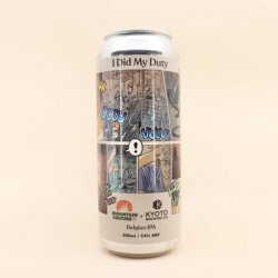 Mountain Culture Beer Co. I Did My Duty Mountain Culture Beer Co. I Did My Duty