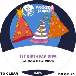 Silent Brew Co 1st Birthday DIPA Silent Brew Co 1st Birthday DIPA