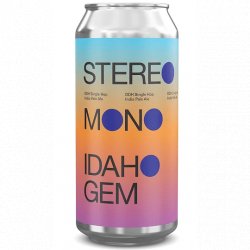 To Øl Stereo Mono  Idaho Gem Hazy IPA - Barbudo Growler