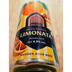 Vault City Brewing Blood Orange Limonata