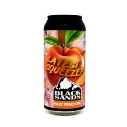 Black Sands Latest Squeeze Peach Hazy IPA 440ml - The Beer Cellar