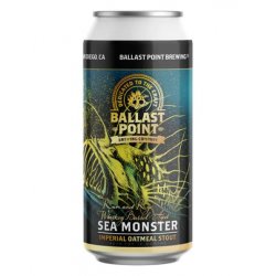 Ballast Point Sea Monster Rum & Rye Whiskey Barrel Aged Imperial Oatmeal Stout - The Beer Cellar