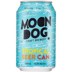 Moon Dog Tropical Beer Can 330ml - BoozeBud