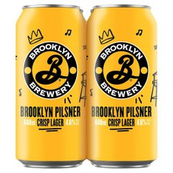 Brooklyn Pilsner Beer Cans 24 x 440ml Case - Liquor Library