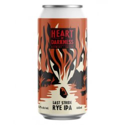 Heart of Darkness The Last Stride Rye IPA 440ml BB 200423 - The Beer Cellar