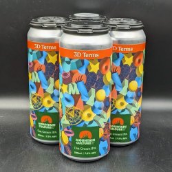 Mountain Culture 3D Terms Oat Cream IPA Can 4pk - Saccharomyces Beer Cafe