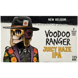 New Belgium Voodoo Ranger Juicy Haze IPA 6 pack 12 oz. Can - Outback Liquors