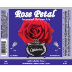 Caldera Brewing Company  Rose Petal - Holland Craft Beer