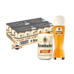 Bia Krombacher Weizen 5.3%  Lon 330ml  Thùng 24 Lon - PHouse – Đồ Uống Cao Cấp