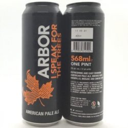 Arbor  I Speak For The Trees - Bath Road Beers